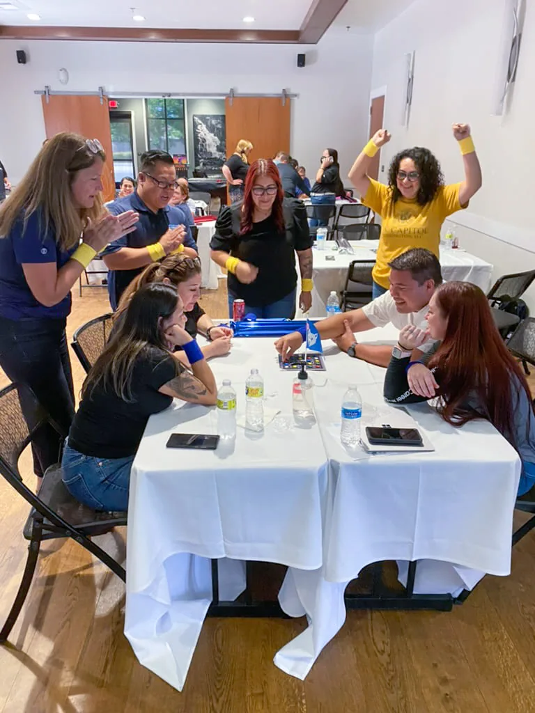 Educators celebrating
